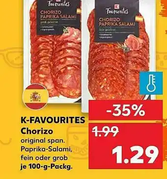 Kaufland K-favourites Chorizo Angebot