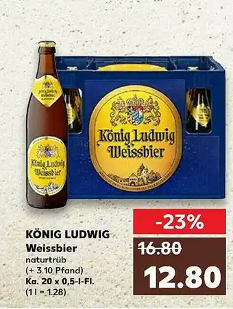 Kaufland König Ludwig Weissbier Angebot