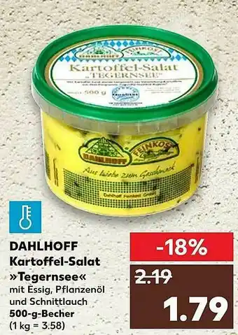 Kaufland Dahlhoff Kartoffel-salat >tegernsee< Angebot