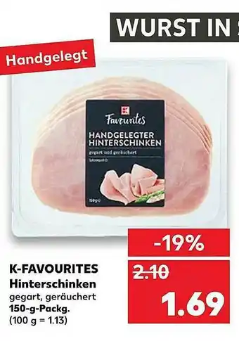 Kaufland K-favourites Hinterschinken Angebot