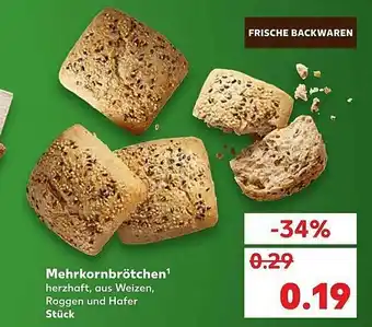 Kaufland Mehrkornbrötchen Angebot