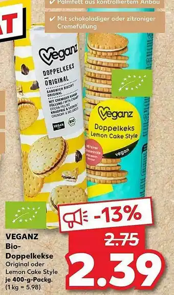 Kaufland Veganz Bio-doppelkekse Angebot