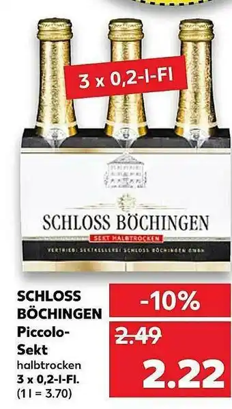 Kaufland Schloss Böchingen Piccolo-sekt Angebot