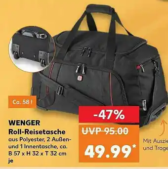 Kaufland Wenger Roll-reisetasche Angebot