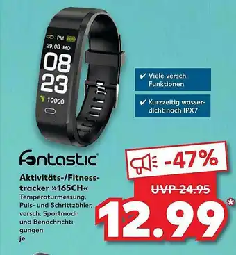 Kaufland Fantastic Aktivitäts- Fitnesstracker 165ch Angebot