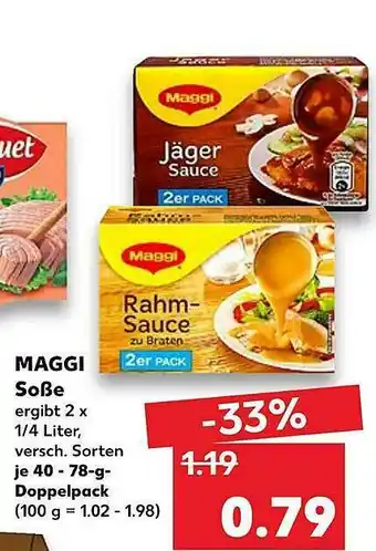 Kaufland Maggi Soße Angebot