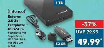 Kaufland Intenso Externe 2.5-zoll-festplatte + Usb-stick Angebot