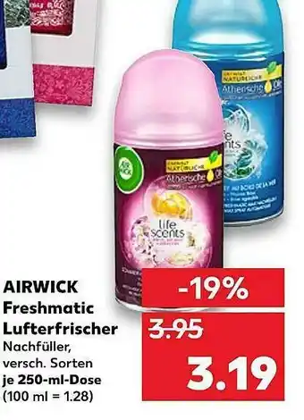 Kaufland Airwick Freshmatic Lufterfrischer Angebot