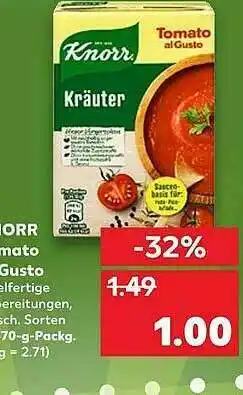 Kaufland Knorr Tomato Al Gusto Angebot