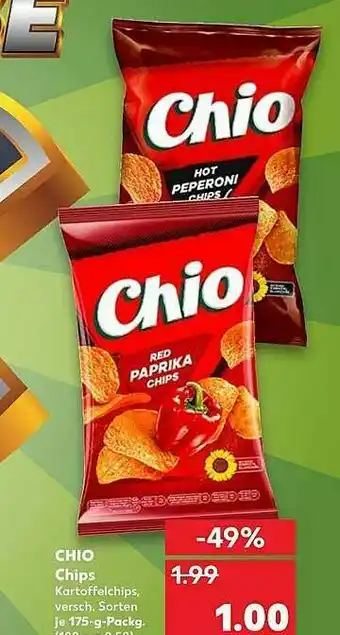 Kaufland Chio Chips Kartoffelchips Angebot