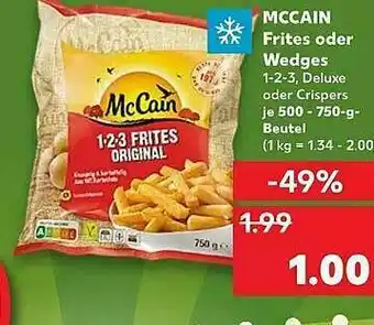 Kaufland Mccain Frites Oder Wedges Angebot