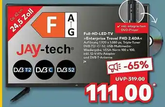 Kaufland Jay-tech Full-hd-led-tv „enterprise Travel Fhd 2.4da” Angebot