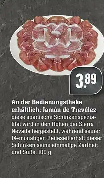 Scheck-in-Center Jamón De Trevélez Angebot