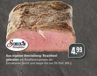 Scheck-in-Center Scheck-in Aus Eigener Herstellung: Roastbeef Gebraten Angebot