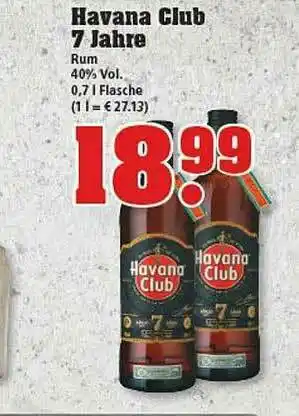 trinkgut Havana Club 7 Jahre Rum Angebot