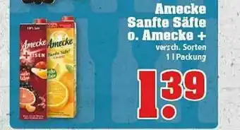 trinkgut Amecke Sanfte Säfte O. Amecke + Angebot