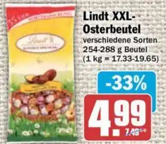 Hit Lindt XXL Osterbeutel 254-288 g Beutel Angebot