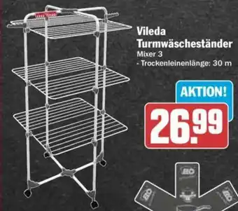 Hit Vileda Turmwäscheständer Mixer 3 Angebot