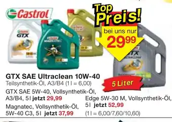 Jawoll Castrol GTX SAE Ultraclean 10W-40 Angebot