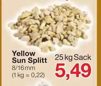 Jawoll Yellow Sun Splitt 25kg Angebot