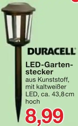 Jawoll Duracell LED Gartenstecker Angebot