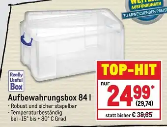 METRO Really Usefull Box Aufbewahrungsbox 84L Angebot