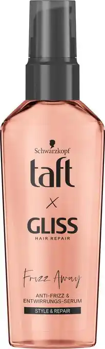 dm drogerie Schwarzkopf taft haarserum taft x gliss frizz away Angebot