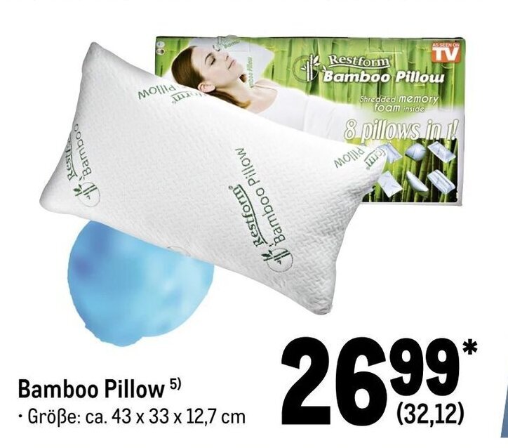 Restform 2024 bamboo pillow