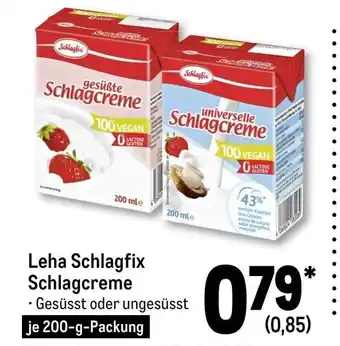 METRO Leha Schlagfix Schlagcreme 200g Angebot