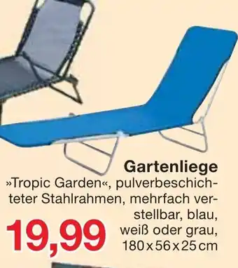 Jawoll Gartenliege Angebot