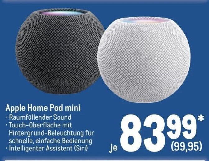 Apple Home Pod mini Angebot bei METRO
