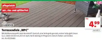 Hagebau Mr. Gardener Terrassendiele WPC Angebot