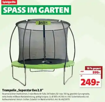 Hagebau Trampolin Superstar Evo 2.0 Angebot