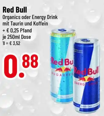 trinkgut Red Bull Organics oder Energy Drink 250 ml Dose Angebot