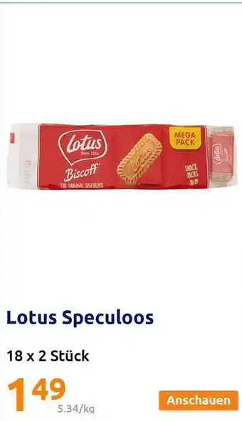 Action Lotus speculoos Angebot