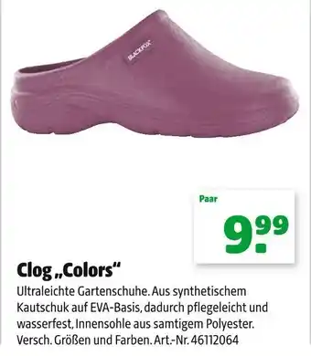 Hagebau Clog Colors Angebot