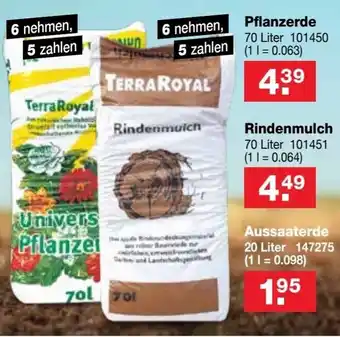 RL-Fundgrube TerraRoyal Pflanzerde 70L Angebot