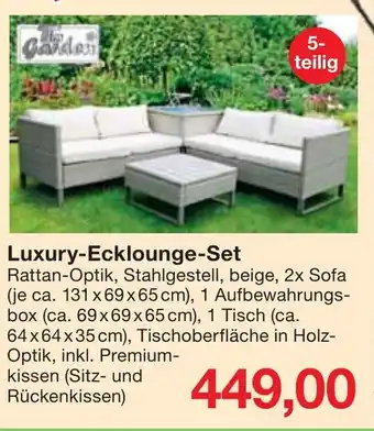 Jawoll Luxury Ecklounge Set Angebot