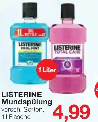 Jawoll Listerine Mundspülung 1L Angebot