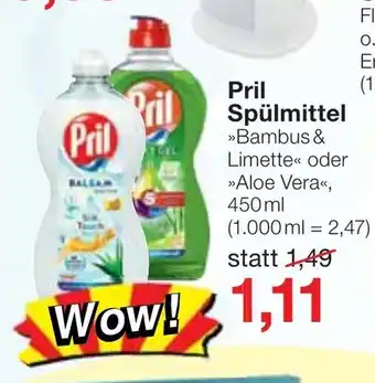 Jawoll Pril Spülmittel 450ml Angebot