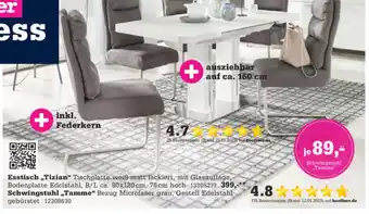 Höffner Schwingstuhl Tamme Angebot