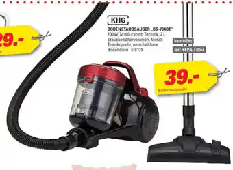 Höffner KHG Bodenstaubsauger | BS-7040T Angebot