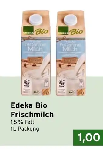 CAP Markt Edeka Bio Frischmilch 1L Angebot