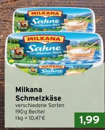 CAP Markt Milkana Schmelzkase 190g Angebot