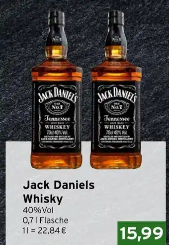 CAP Markt Jack Daniels Tennessee Whiskey 700ml Angebot