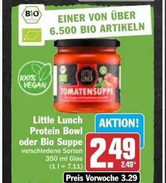 dodenhof Little lunch protein bowl oder bio suppe Angebot