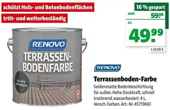 Hagebau Renovo Terrassenboden Farbe 4 L Angebot