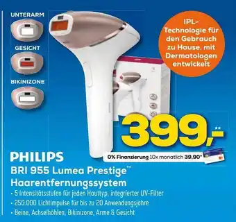 Euronics XXL Philips bri955 lumea prestige haarentfernungssystem Angebot