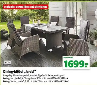 Hagebau Casaya dining-möbel jardel Angebot