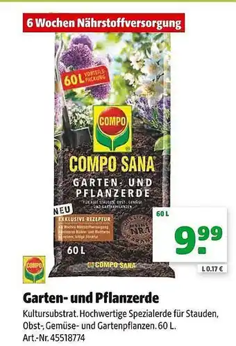 Hagebau Garten- und pflanzerde Angebot